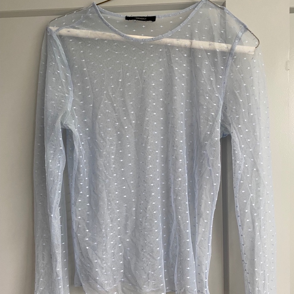 see through mesh top